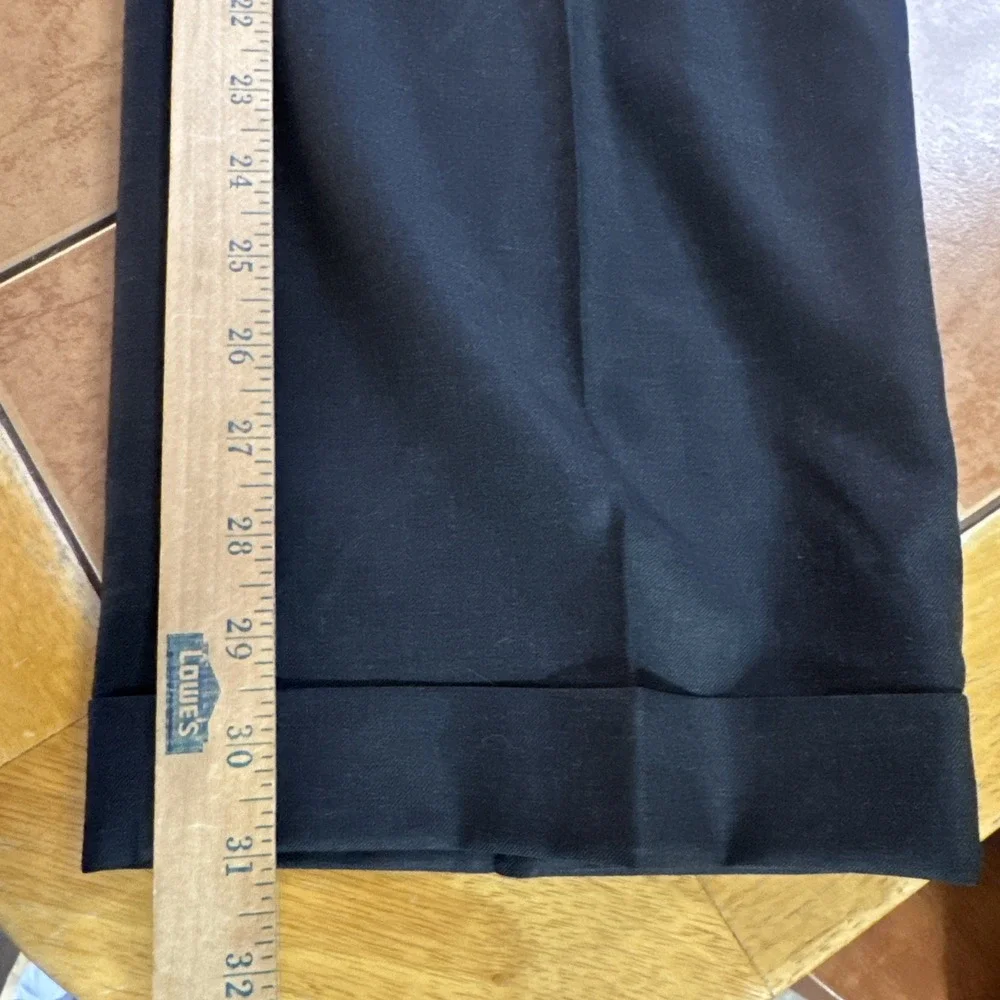 Jos A Bank Signature Gold 2 Piece Dark Gray 100% Wool Suit 40L Pants 34 x 31